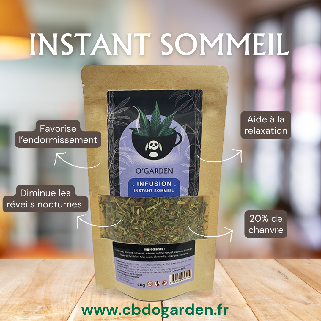 Infusion Instant Sommeil cbd O’garden