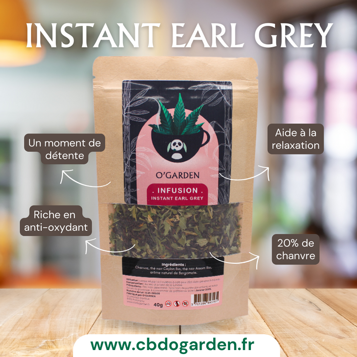 Infusion Instant Earl grey cbd O’garden