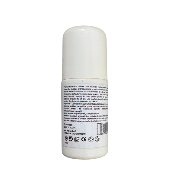 Roll-on CBD 1000mg O’garden – 50ML